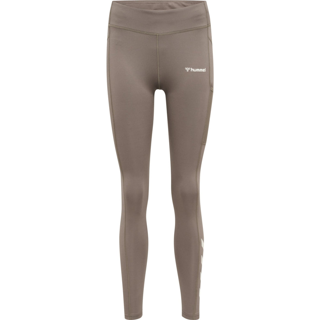 Hummel Hmlmt Chipo Mid Waist Tights - driftwood