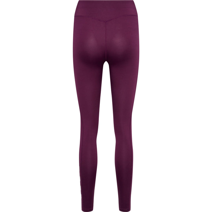 Hummel hmlMT CHIPO MID WAIST TIGHTS - grape wine