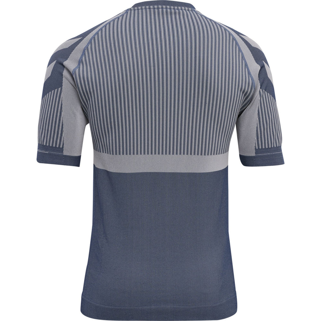 Hummel Hmlmt Unit Seamless T-Shirt - insignia blue/chateau gray
