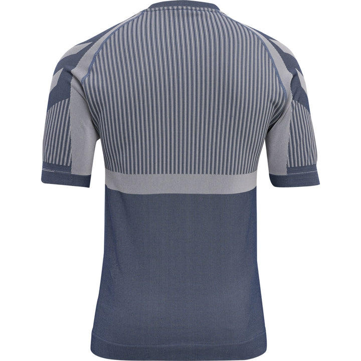Hummel Hmlmt Unit Seamless T-Shirt - insignia blue/chateau gray