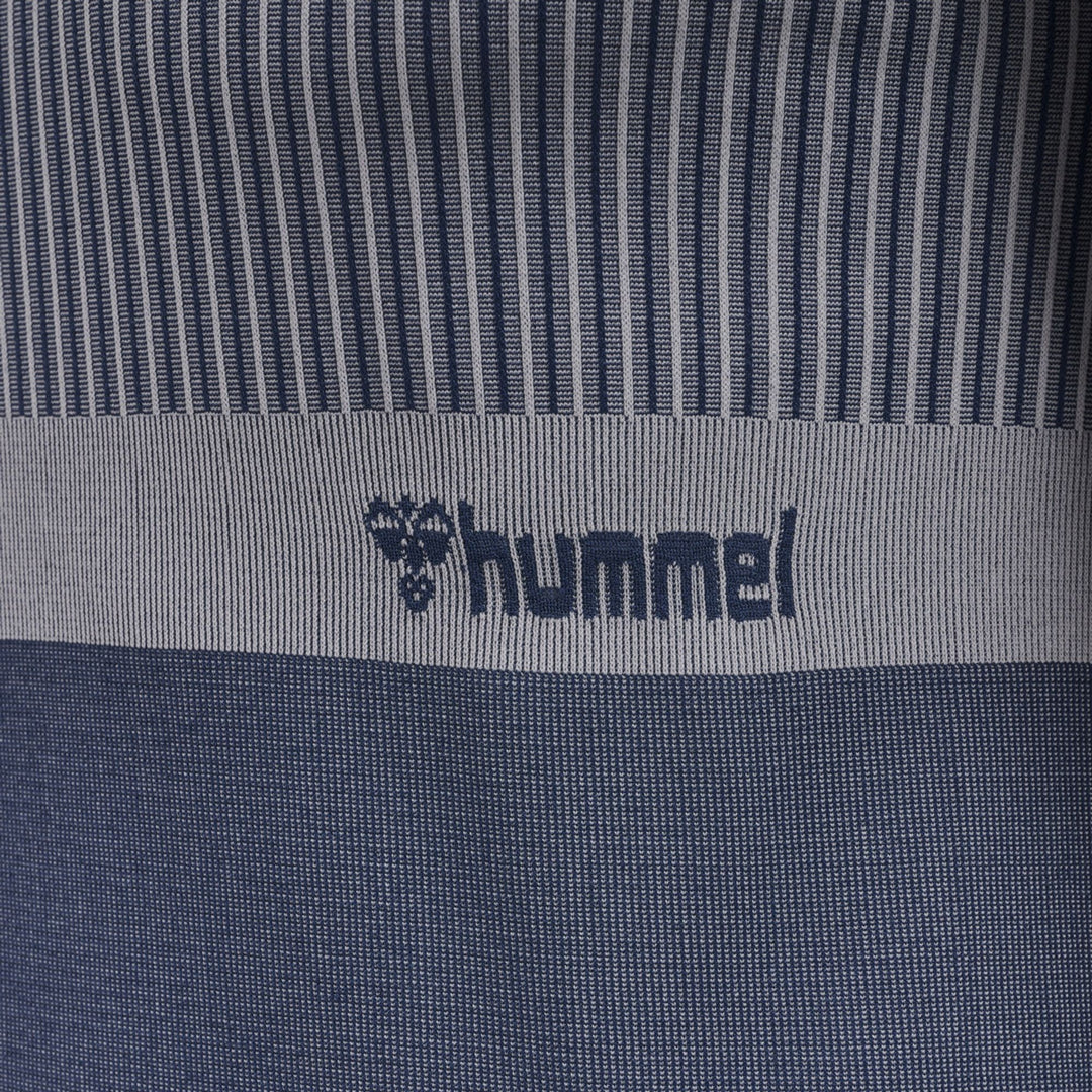 Hummel Hmlmt Unit Seamless T-Shirt - insignia blue/chateau gray