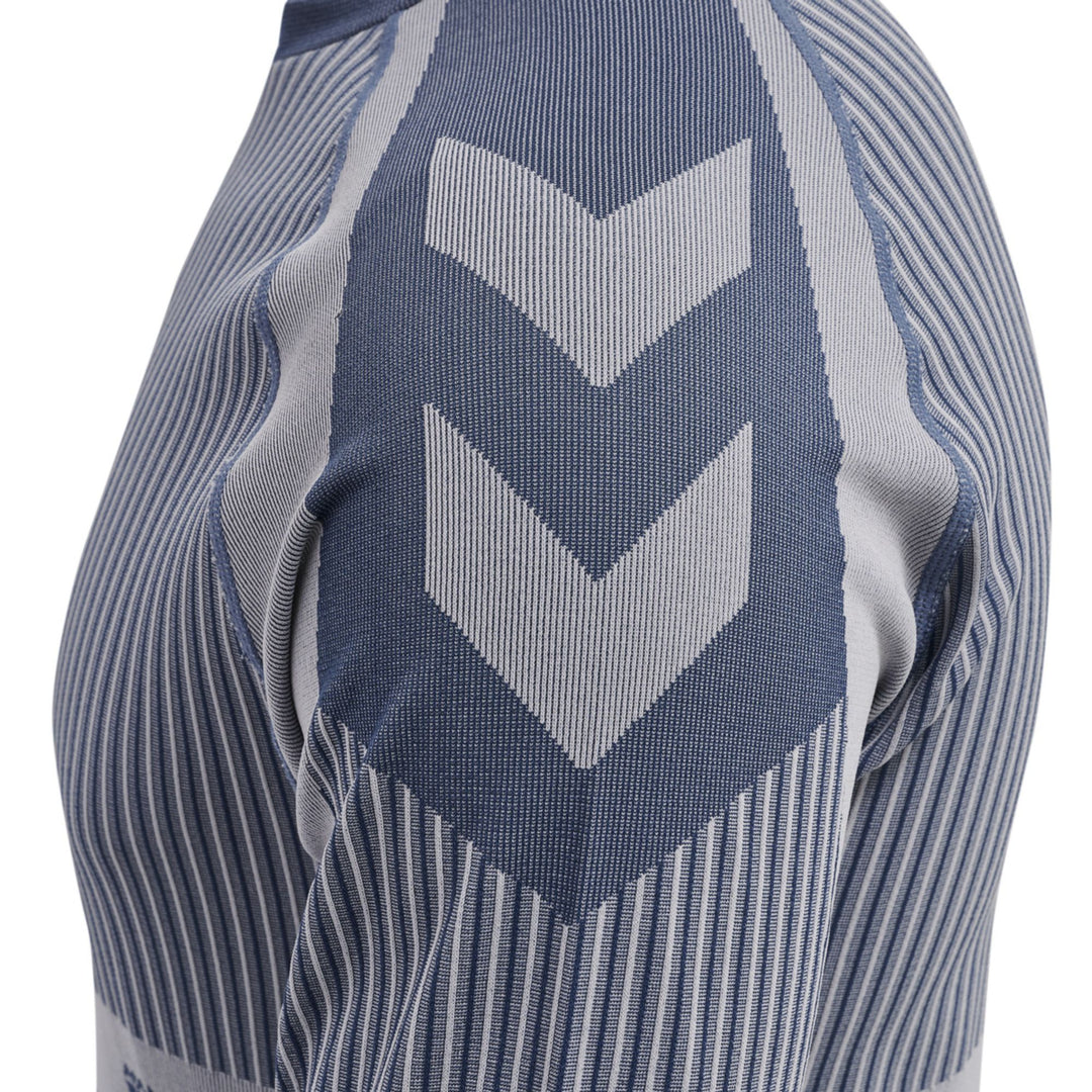 Hummel Hmlmt Unit Seamless T-Shirt - insignia blue/chateau gray