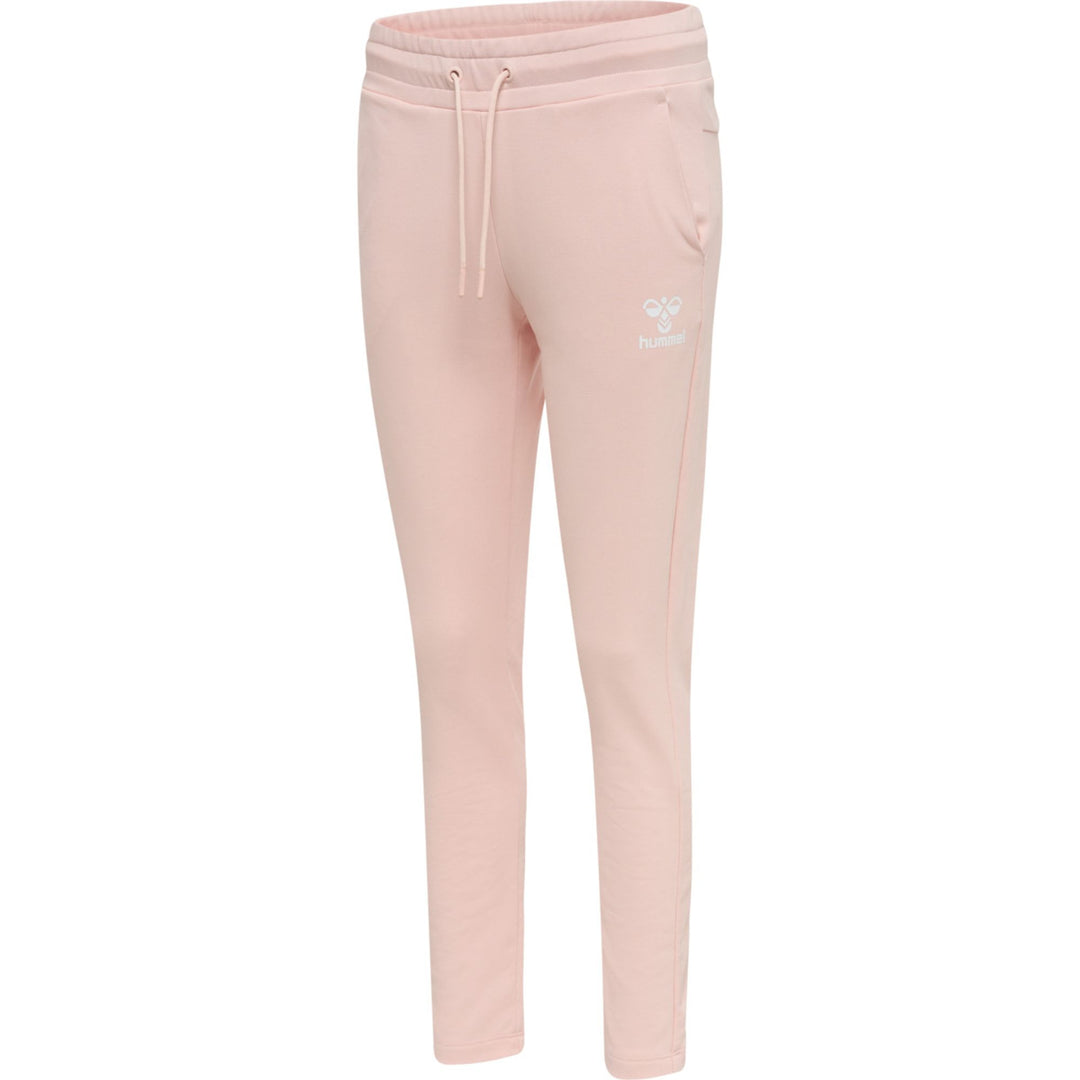 Hummel hmlNONI 2.0 TAPERED PANTS - chalk pink