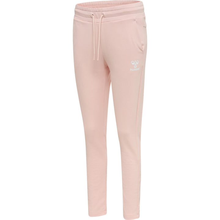 Hummel hmlNONI 2.0 TAPERED PANTS - chalk pink