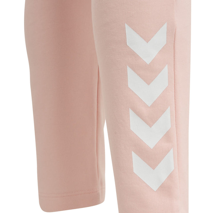 Hummel hmlNONI 2.0 TAPERED PANTS - chalk pink