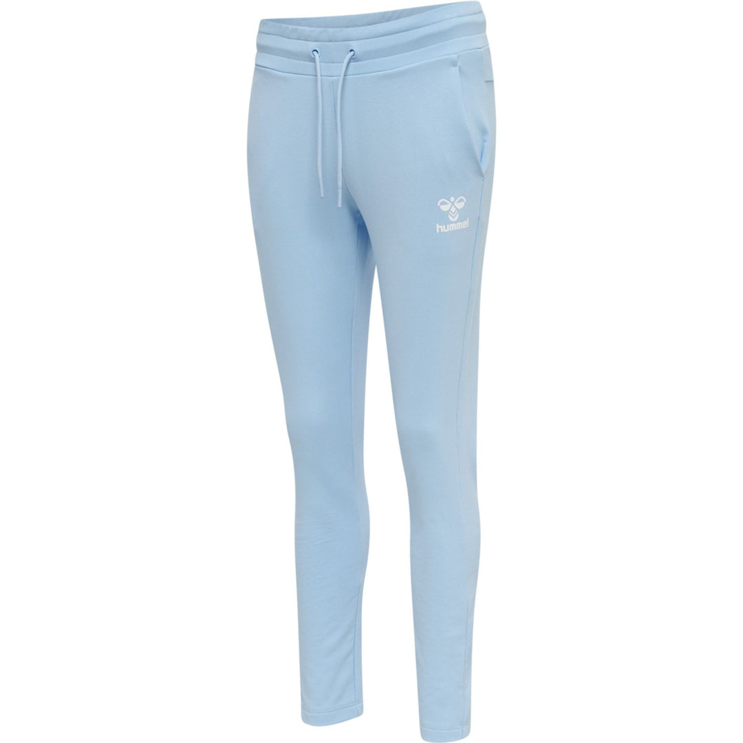 Hummel hmlNONI 2.0 TAPERED PANTS - placid blue