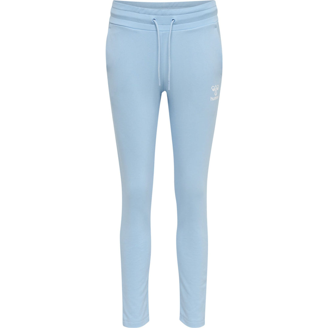Hummel hmlNONI 2.0 TAPERED PANTS - placid blue