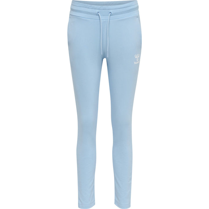 Hummel hmlNONI 2.0 TAPERED PANTS - placid blue