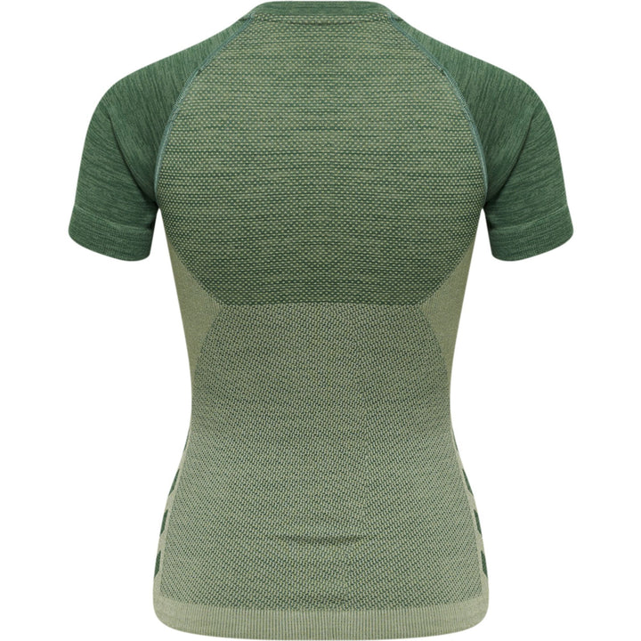 Hummel Hmlclea Seamless Tight T-Shirt - laurel wreath/lily pad melange