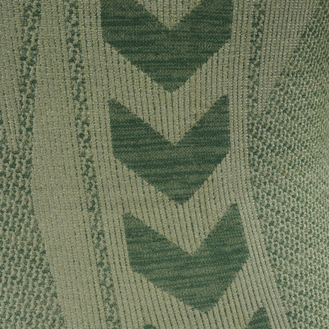 Hummel Hmlclea Seamless Tight T-Shirt - laurel wreath/lily pad melange