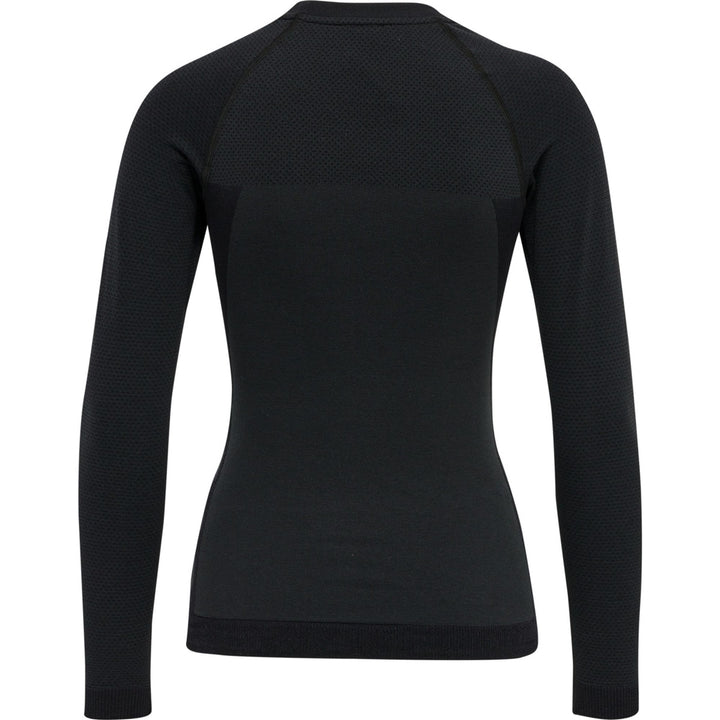 Hummel Hmlclea Seamless Tight T-Shirt Ls - black melange