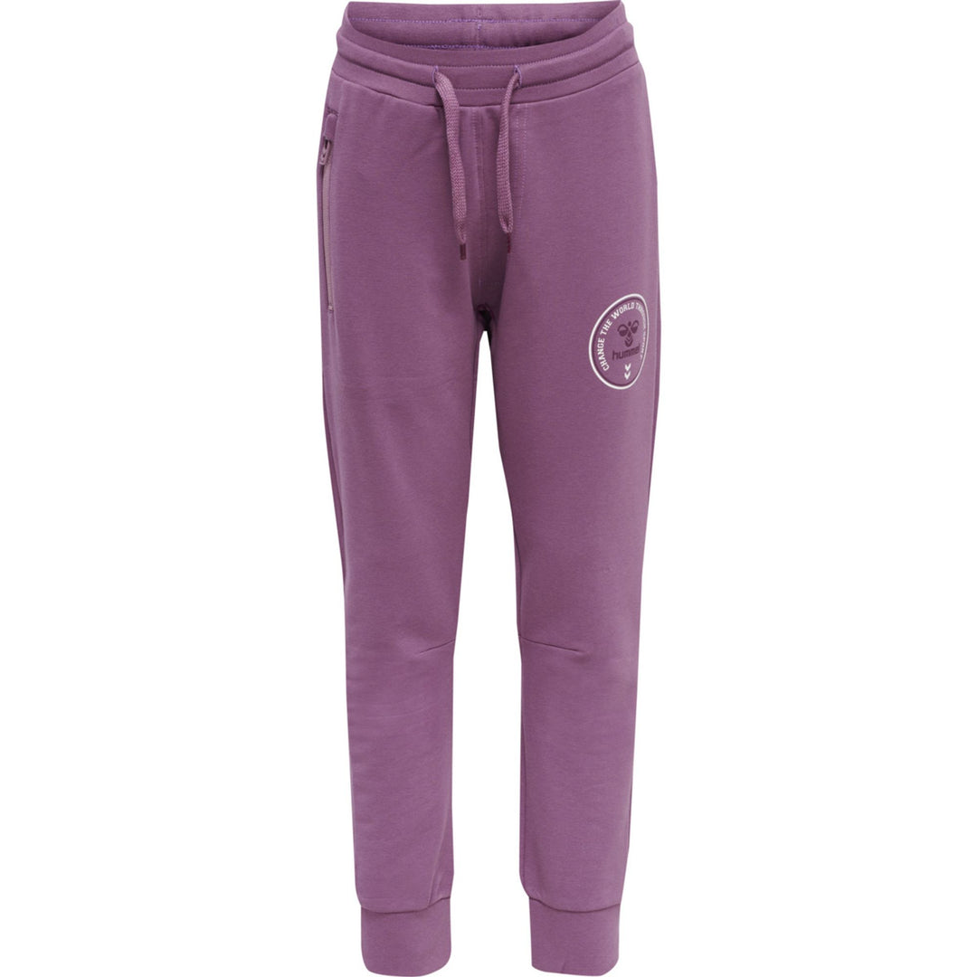 Hummel hmlMATH PANTS - bordeaux
