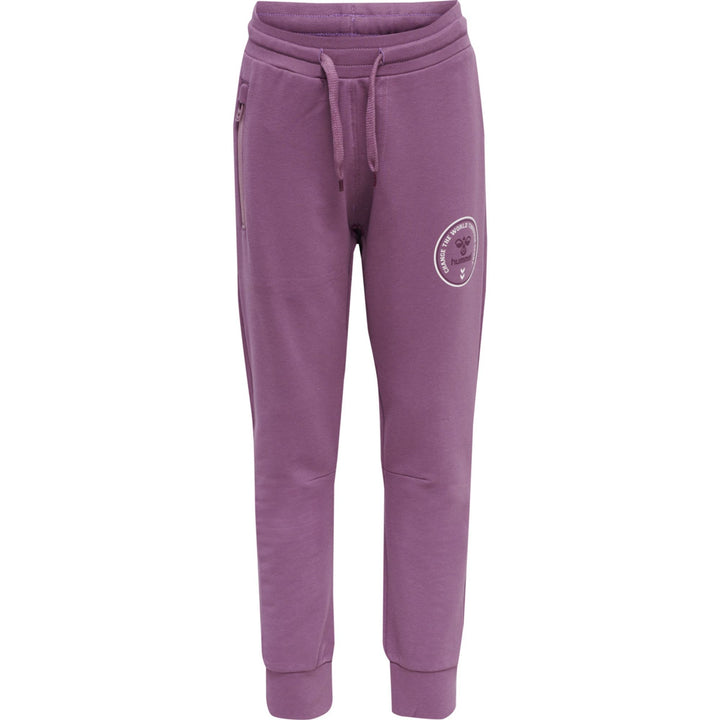 Hummel hmlMATH PANTS - bordeaux