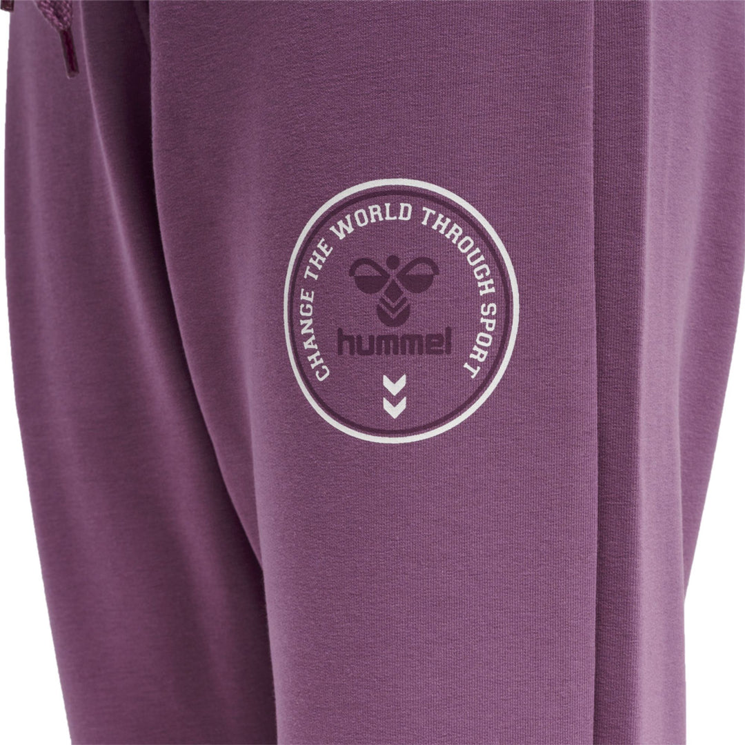 Hummel hmlMATH PANTS - bordeaux