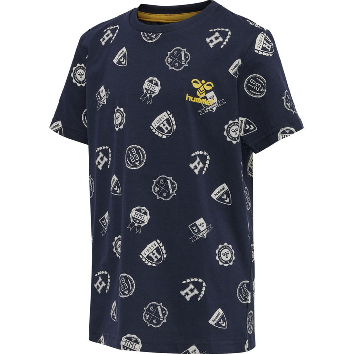 Hummel hmlART T-SHIRT S/S - black iris