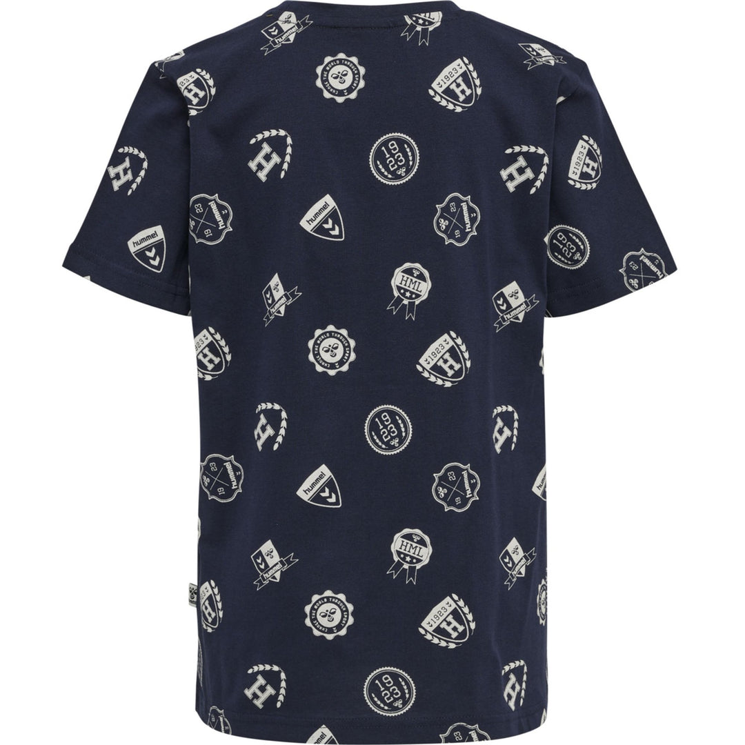 Hummel hmlART T-SHIRT S/S - black iris
