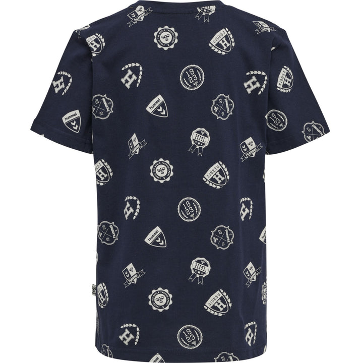 Hummel hmlART T-SHIRT S/S - black iris