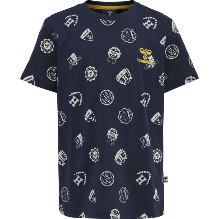 Hummel hmlART T-SHIRT S/S - black iris