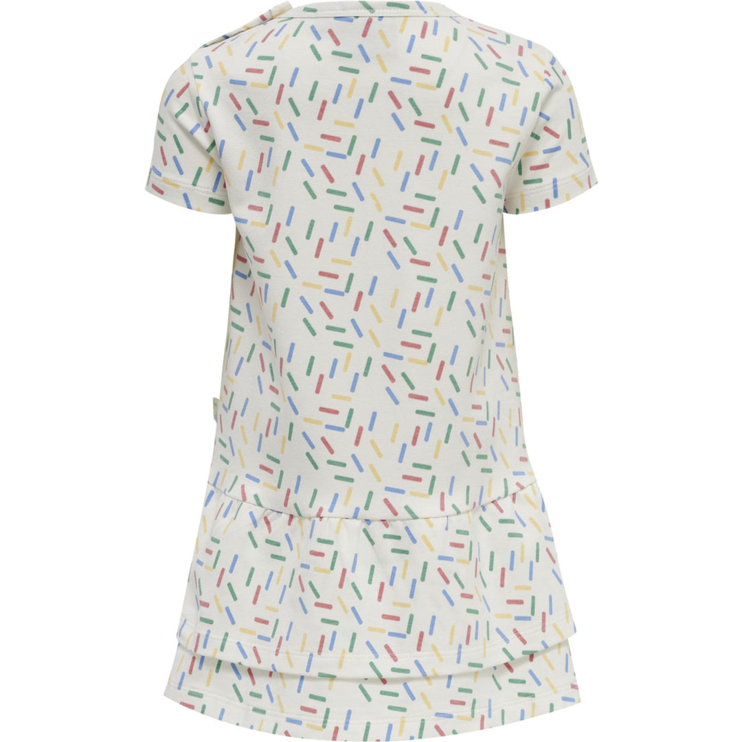 Hummel hmlAURORA DRESS S/S - marshmallow