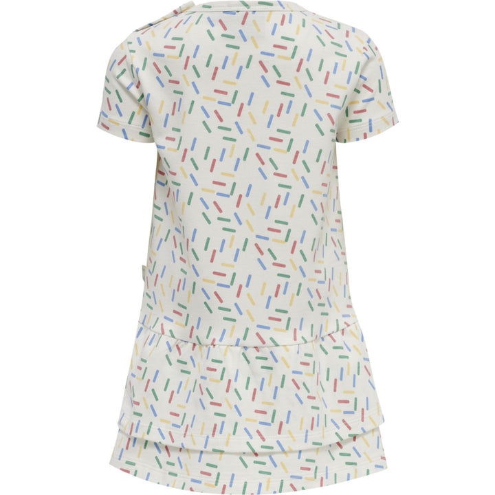 Hummel hmlAURORA DRESS S/S - marshmallow