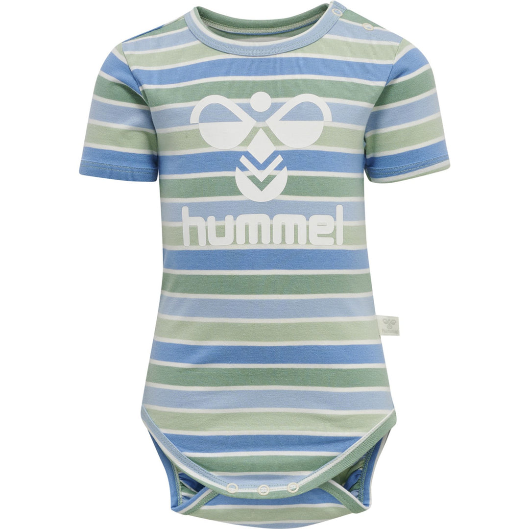 Hummel hmlPELLE BODY S/S - grayed jade