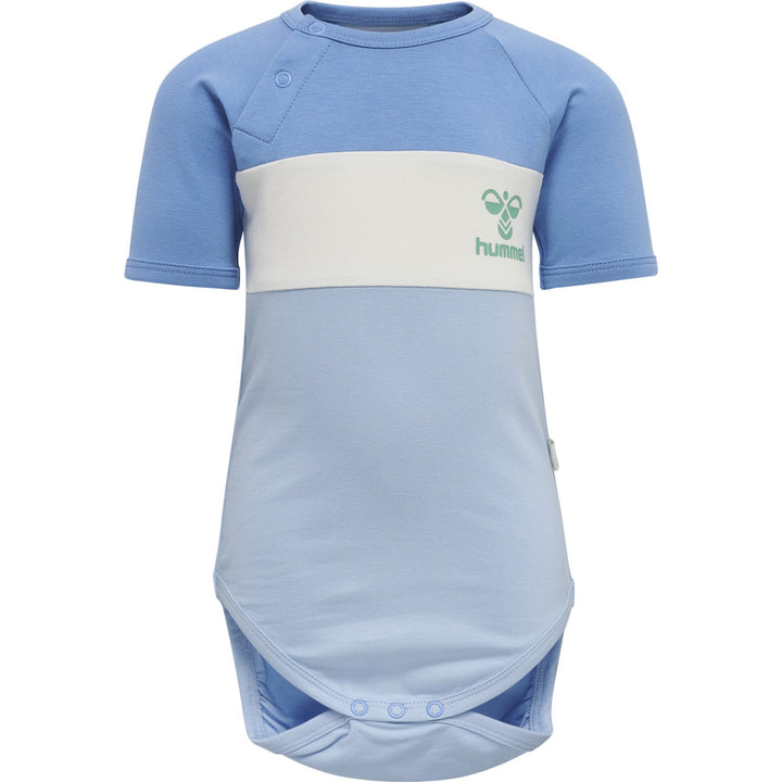 Hummel hmlASLAN BODY S/S - silver lake blue