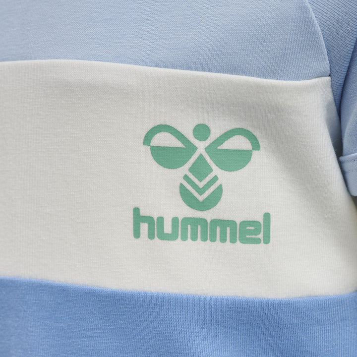 Hummel hmlASLAN T-SHIRT S/S - silver lake blue
