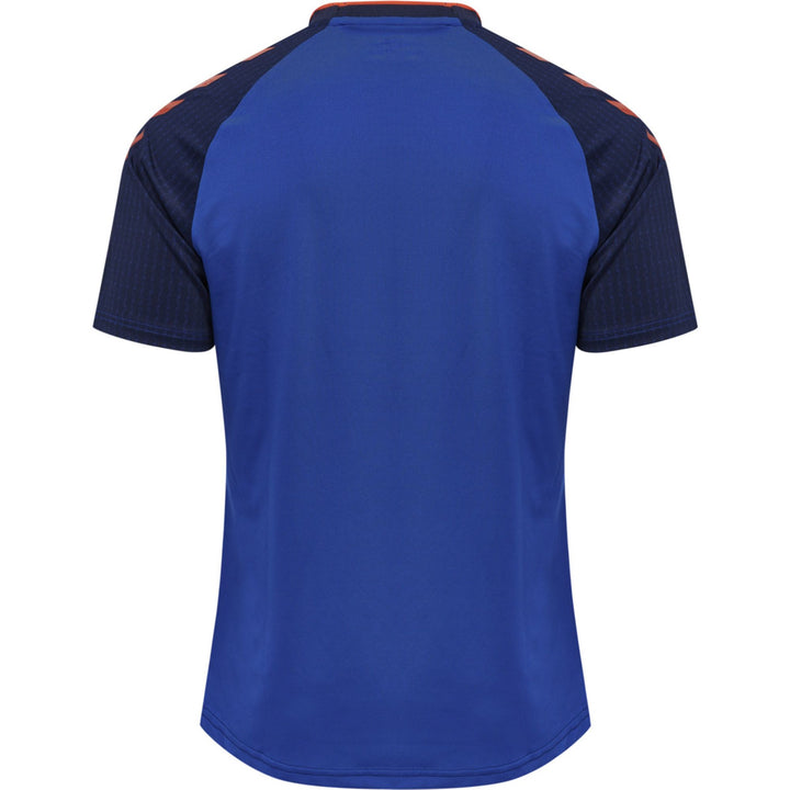 Hummel Hmlpro Grid Game Jersey S/S - surf the web/maritime blue