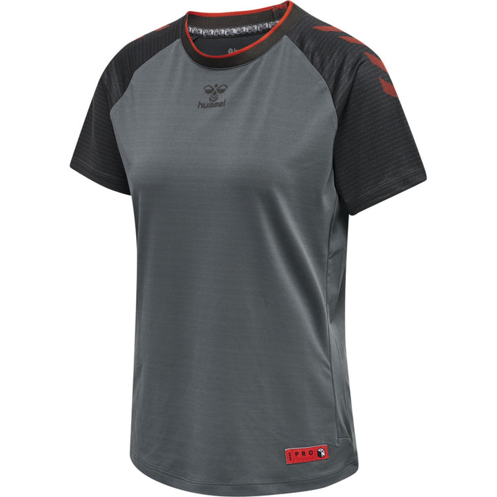 Hummel Hmlpro Grid Game Jersey S/S Wo - quiet shade/forged iron