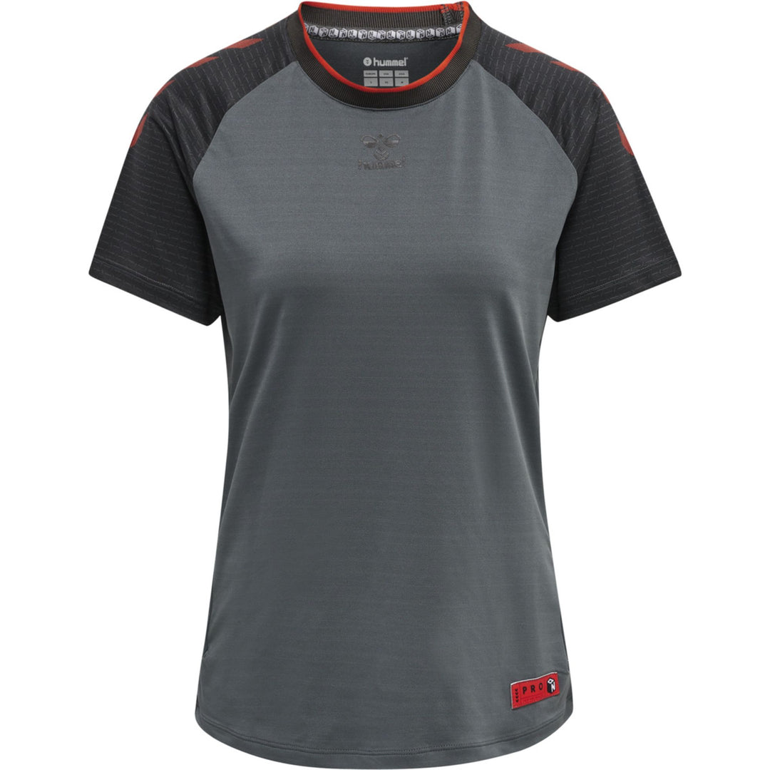 Hummel Hmlpro Grid Game Jersey S/S Wo - quiet shade/forged iron