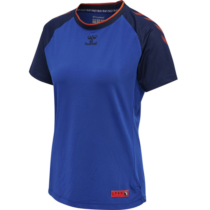 Hummel Hmlpro Grid Game Jersey S/S Wo - surf the web/maritime blue