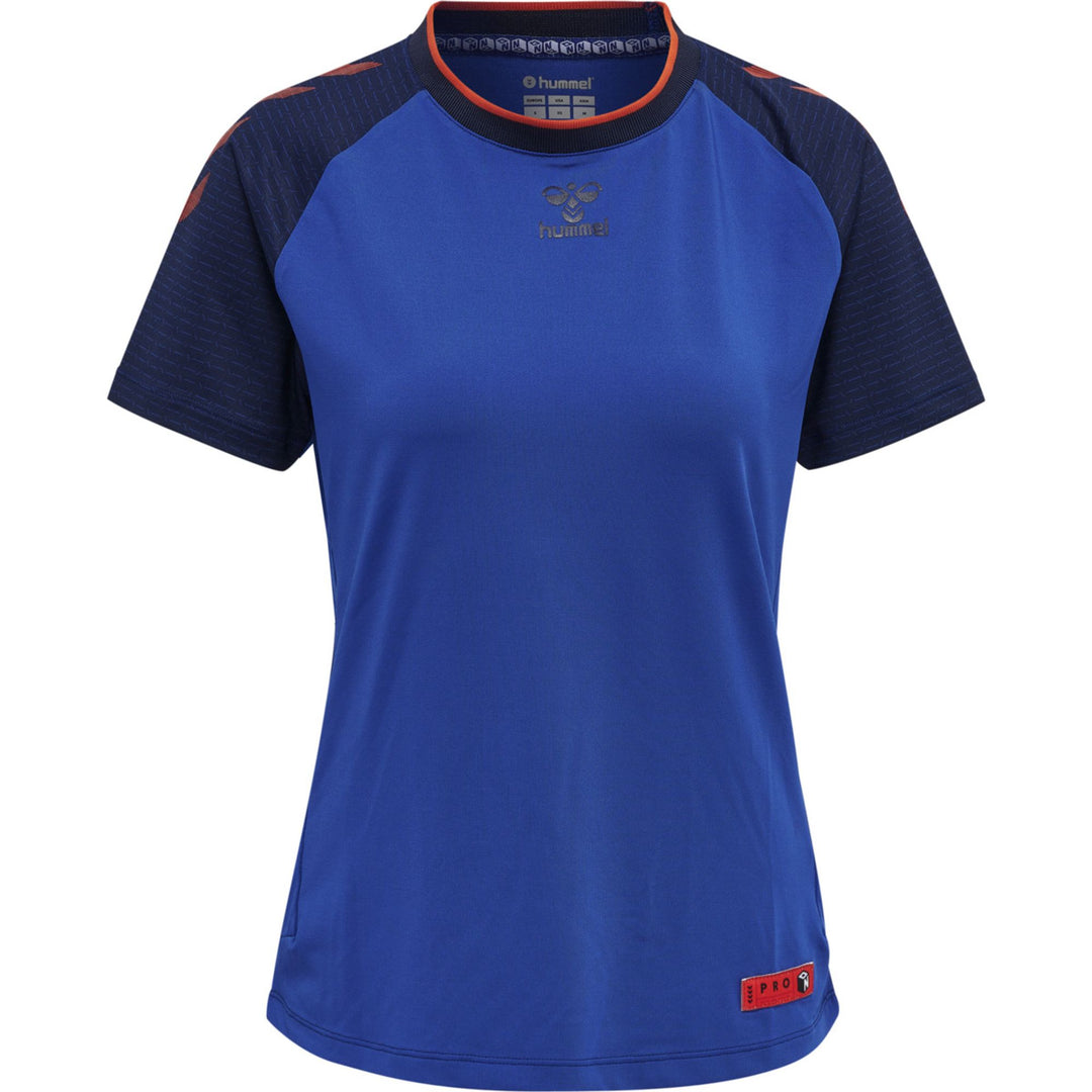 Hummel Hmlpro Grid Game Jersey S/S Wo - surf the web/maritime blue