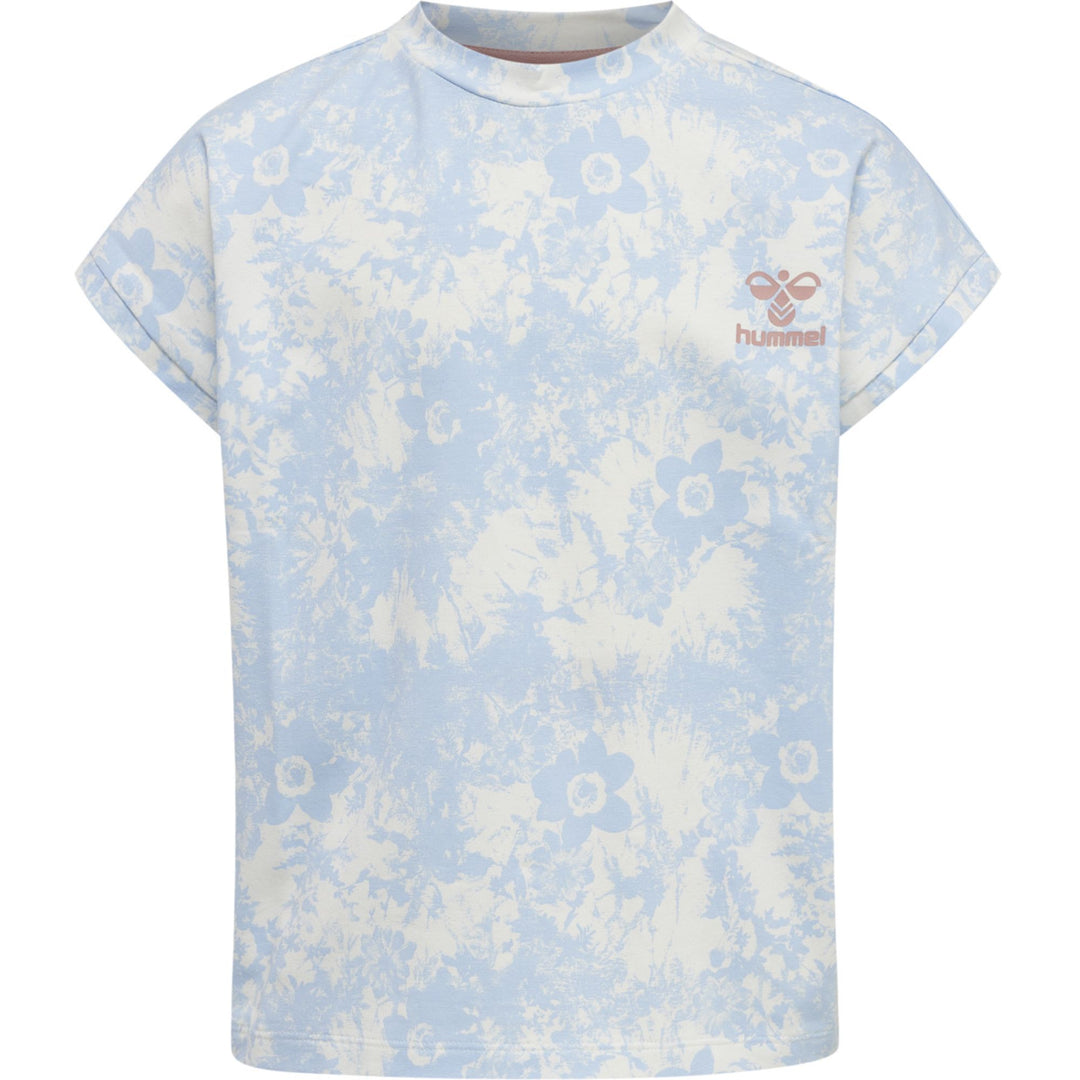 Hummel hmlINEZ T-SHIRT S/S - cerulean