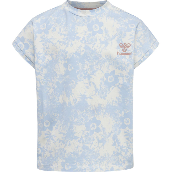 Hummel hmlINEZ T-SHIRT S/S - cerulean