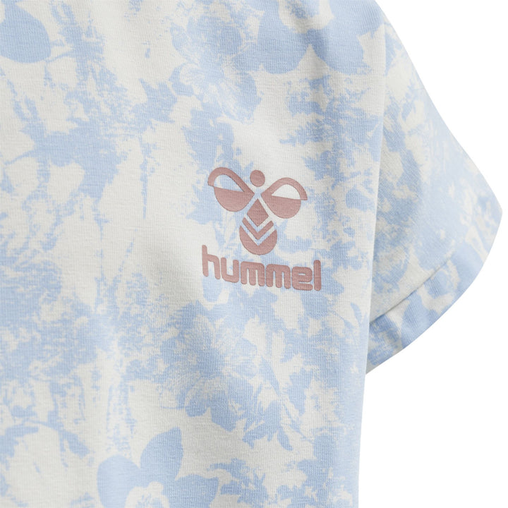 Hummel hmlINEZ T-SHIRT S/S - cerulean