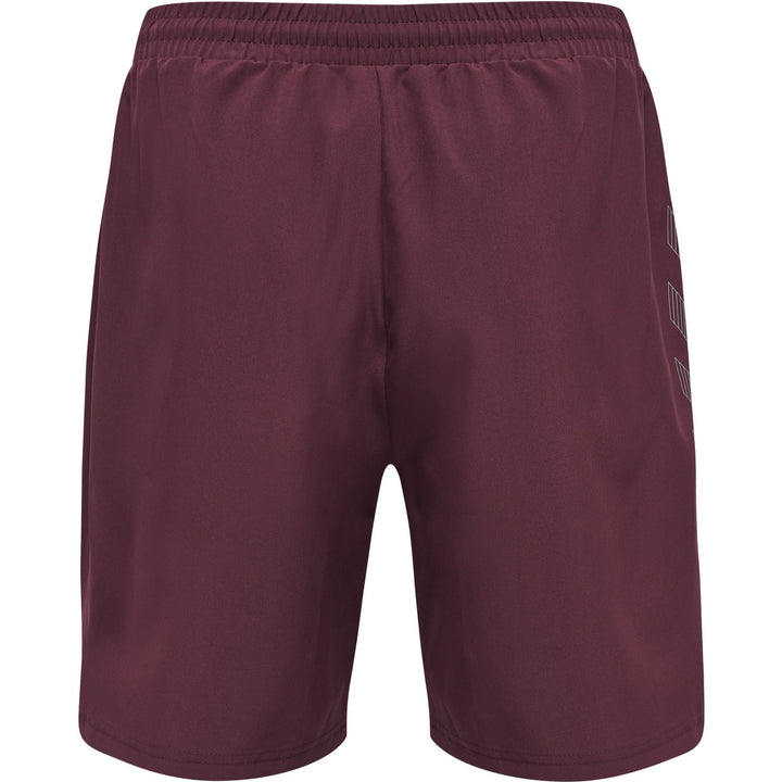 Hummel Hmlmove Grid Woven Shorts - grape wine