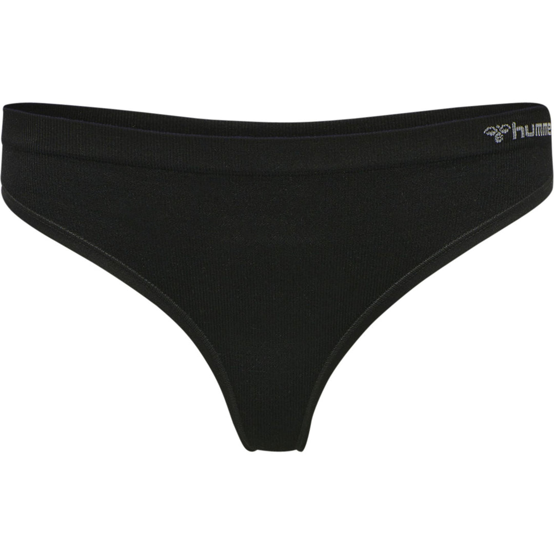 Hummel Hmljuno 3-Pack Seamless Thong - black