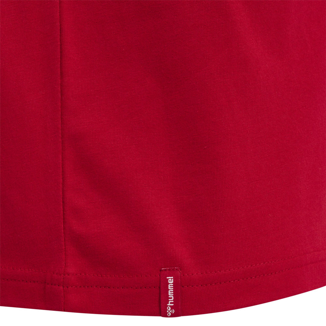 Hummel Hmlred Basic T-Shirt S/S - tango red