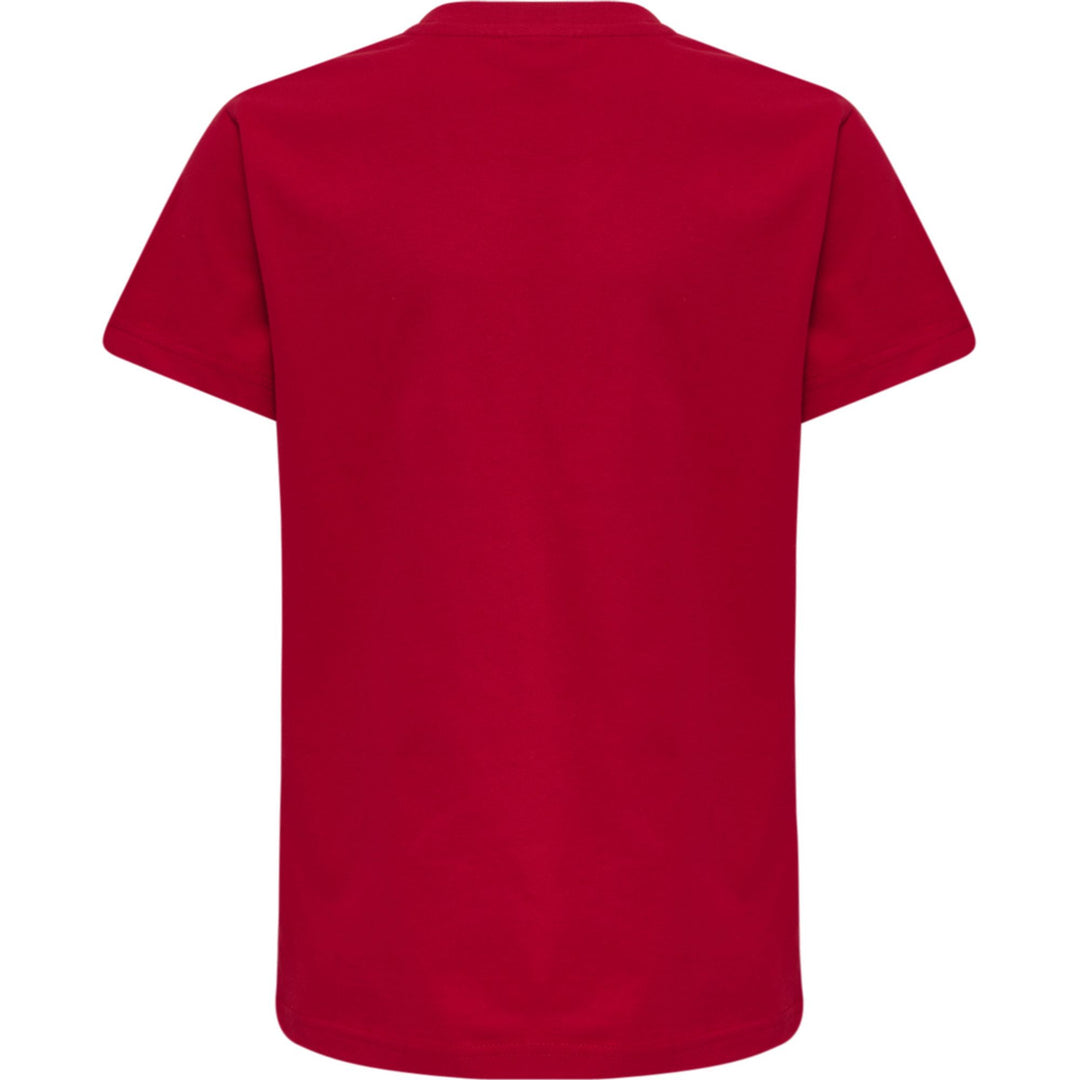 Hummel Hmlred Basic T-Shirt S/S Kids - tango red