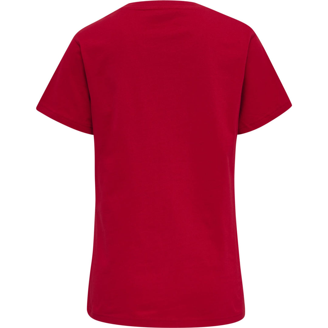 Hummel Hmlred Basic T-Shirt S/S Woman - tango red