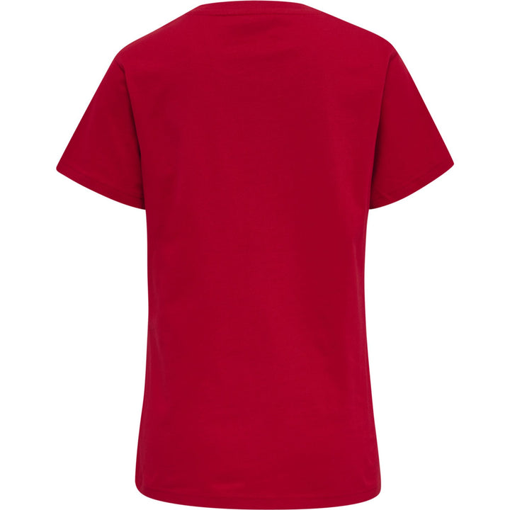 Hummel Hmlred Basic T-Shirt S/S Woman - tango red