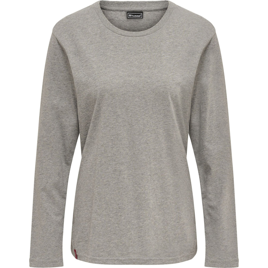 Hummel Hmlred Basic T-Shirt L/S Woman - grey melange