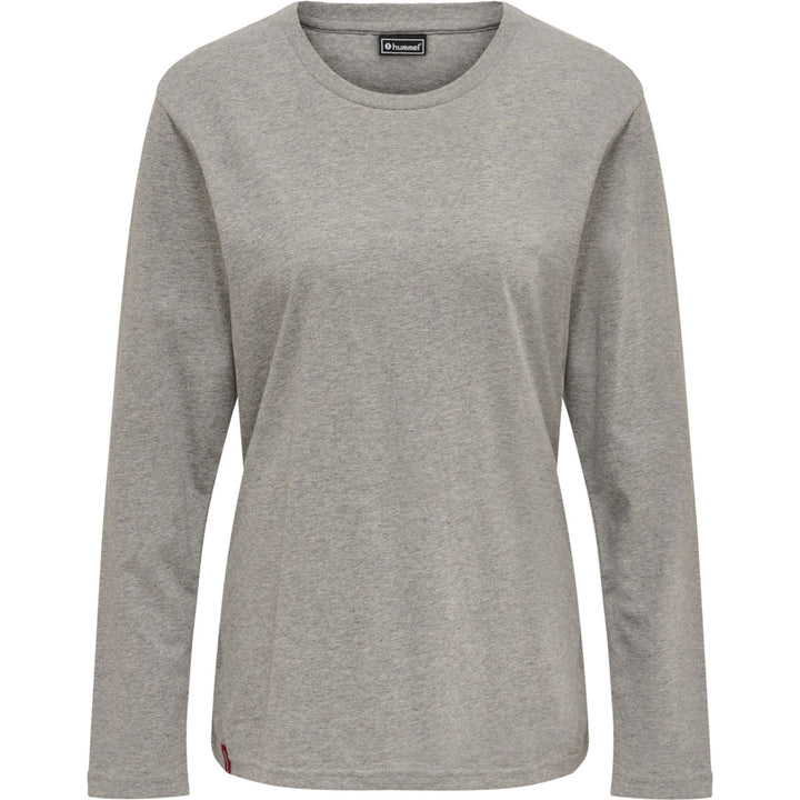 Hummel Hmlred Basic T-Shirt L/S Woman - grey melange