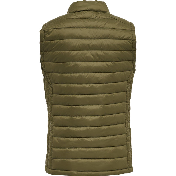 Hummel Hmlred Quilted Waistcoat Woman - dark olive