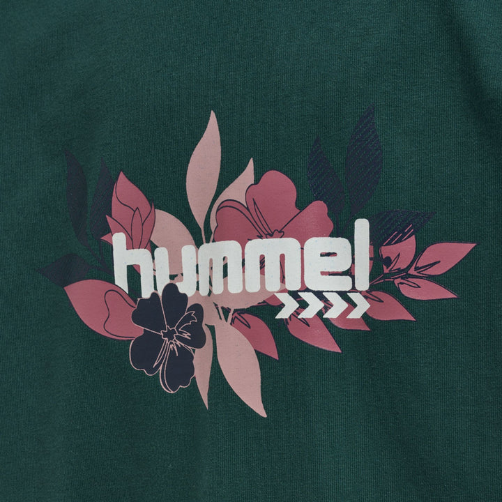 Hummel Hmlsaga Hoodie Dress - deep teal