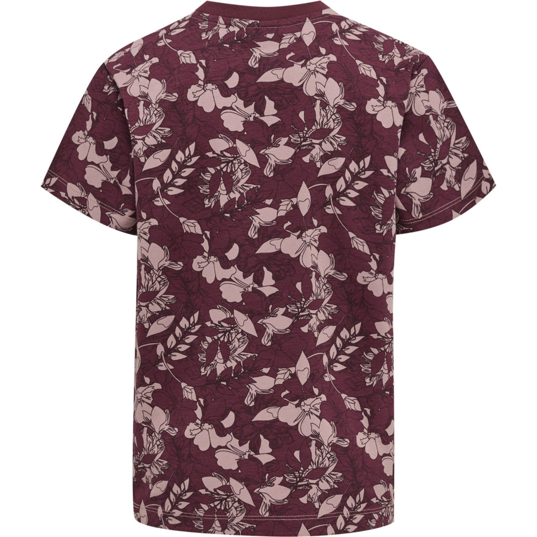 Hummel Hmlhazel T-Shirt S/S - windsor wine