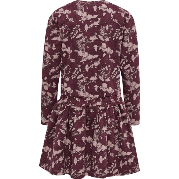 Hummel Hmlhazel Dress L/S - windsor wine
