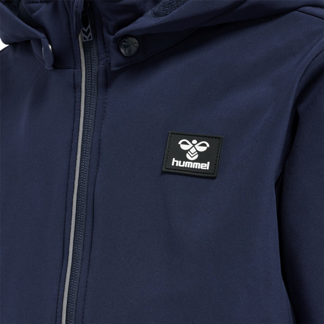 Hummel hmlMARS SOFTSHELL JACKET - black iris
