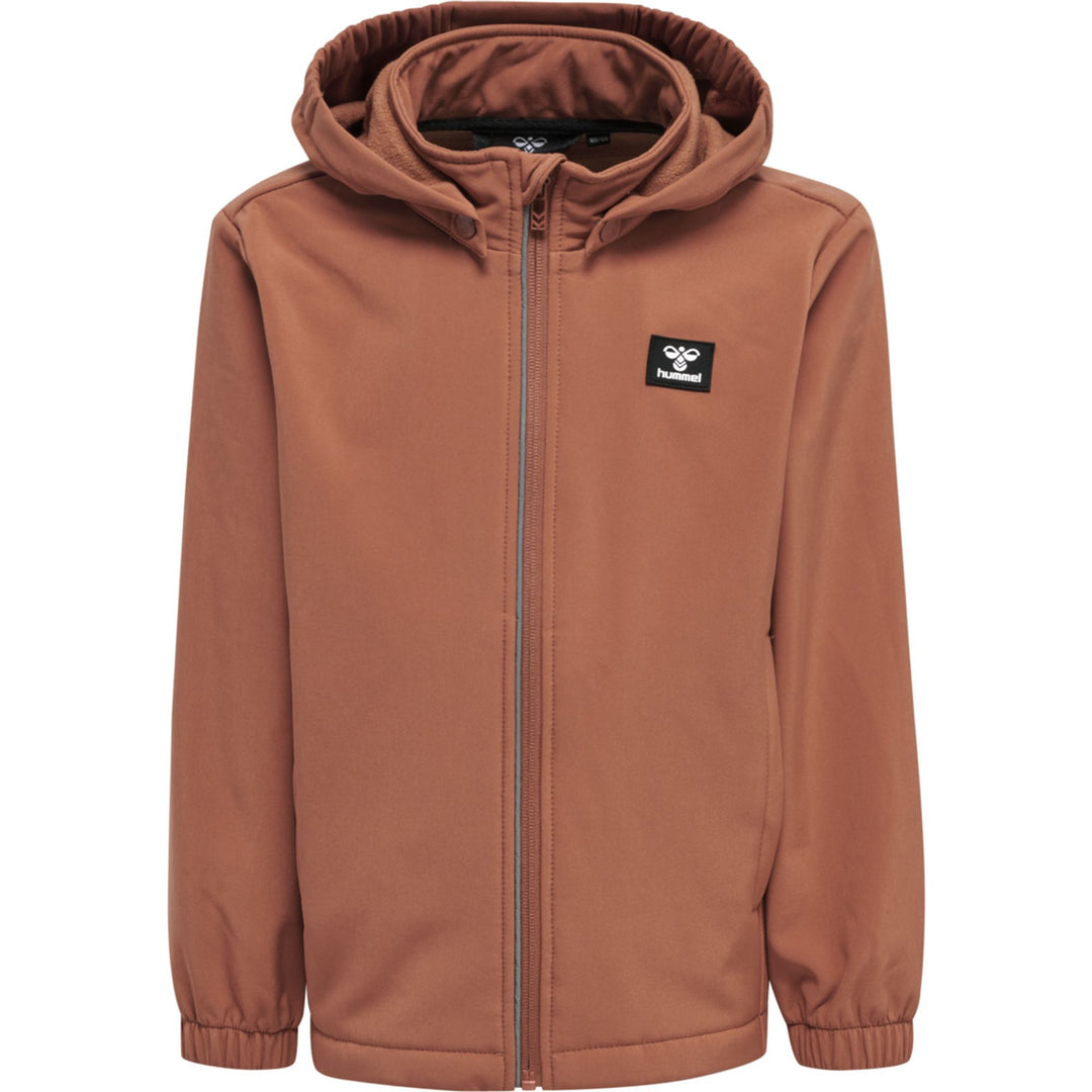 Hummel hmlMARS SOFTSHELL JACKET - copper brown