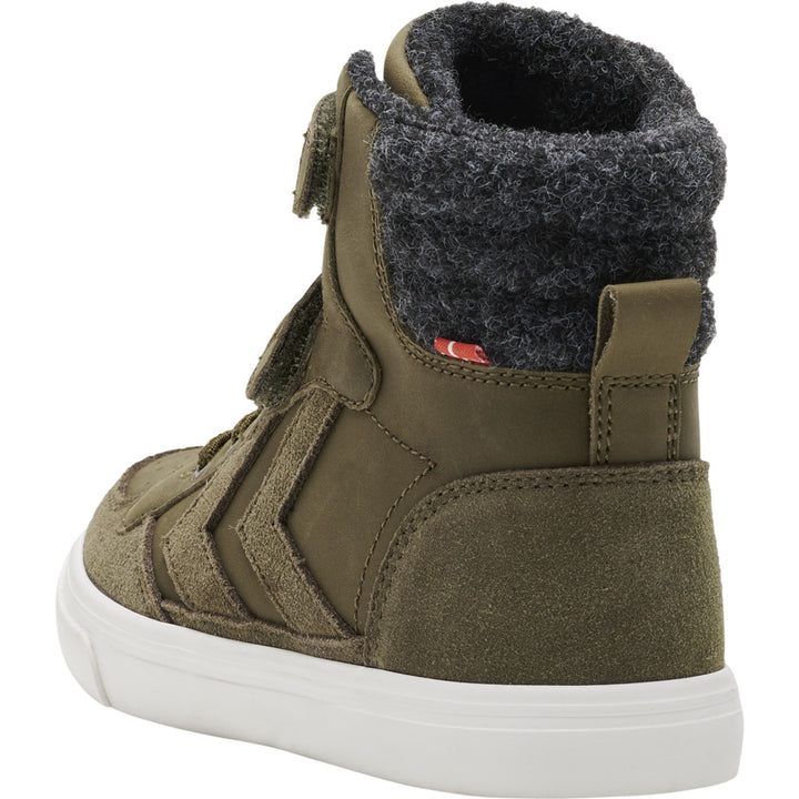 Hummel Stadil Winter High Jr - dark olive